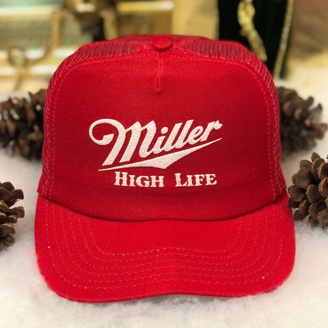 Vintage Miller High Life Beer Trucker Hat