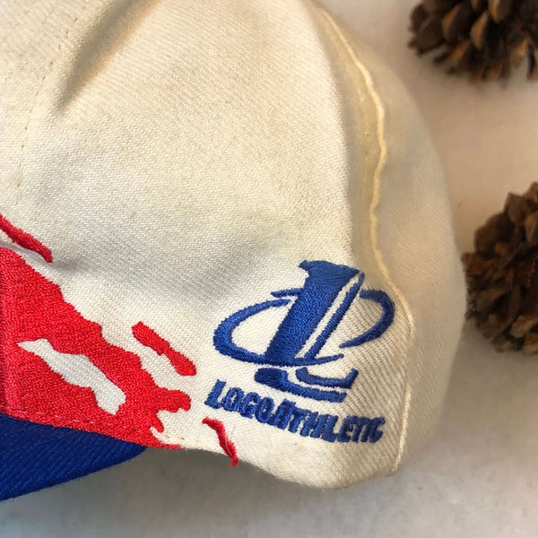 Vintage Deadstock NWOT NHL St. Louis Blues Logo Athletic Splash Snapback Hat