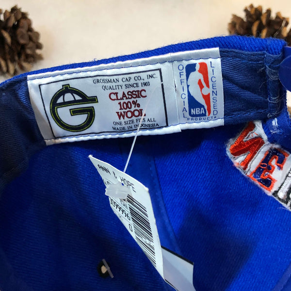 Vintage Deadstock NWT NBA New York Knicks The G Cap Wool Snapback Hat