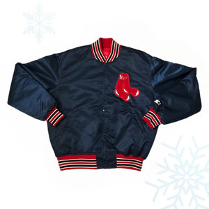 Vintage MLB Boston Red Sox Starter Satin Jacket (L)