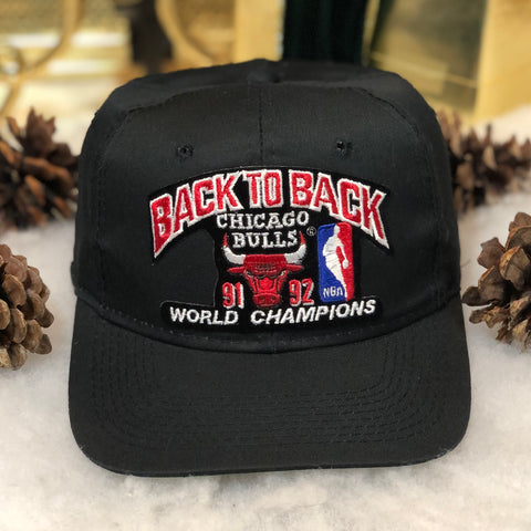 Vintage NBA Chicago Bulls Back to Back 1991-92 World Champions Sports Specialties Twill Snapback Hat