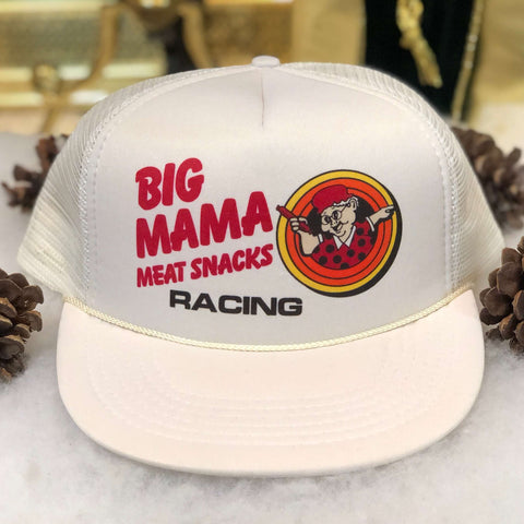 Vintage Big Mama Meat Snacks Racing Trucker Hat