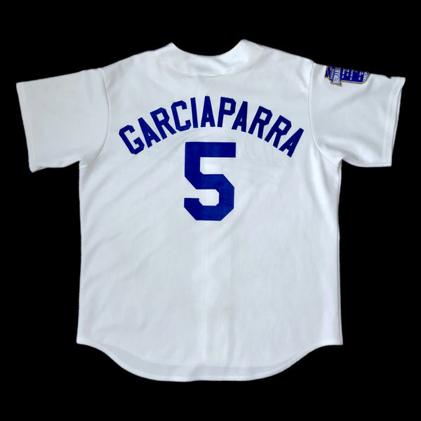 MLB Los Angeles Dodgers Nomar Garciaparra Majestic Baseball Jersey Limited Edition Patch (XL)