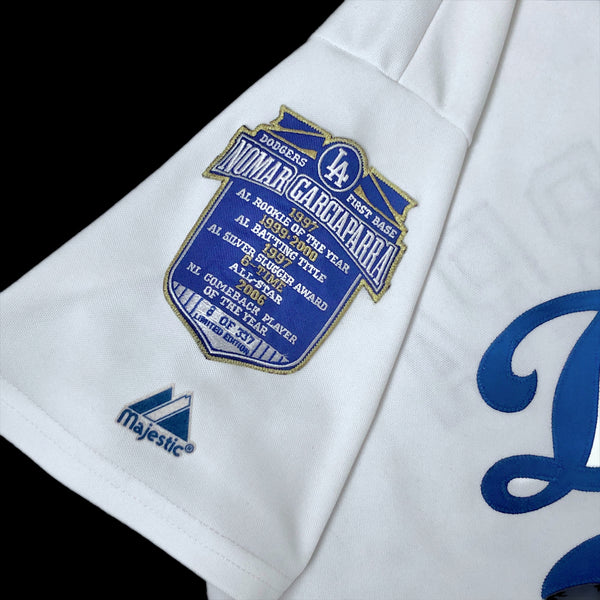 MLB Los Angeles Dodgers Nomar Garciaparra Majestic Baseball Jersey Limited Edition Patch (XL)