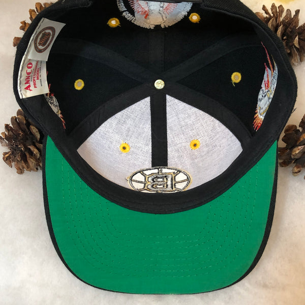 Vintage NHL Boston Bruins Annco Championships Wool Snapback Hat