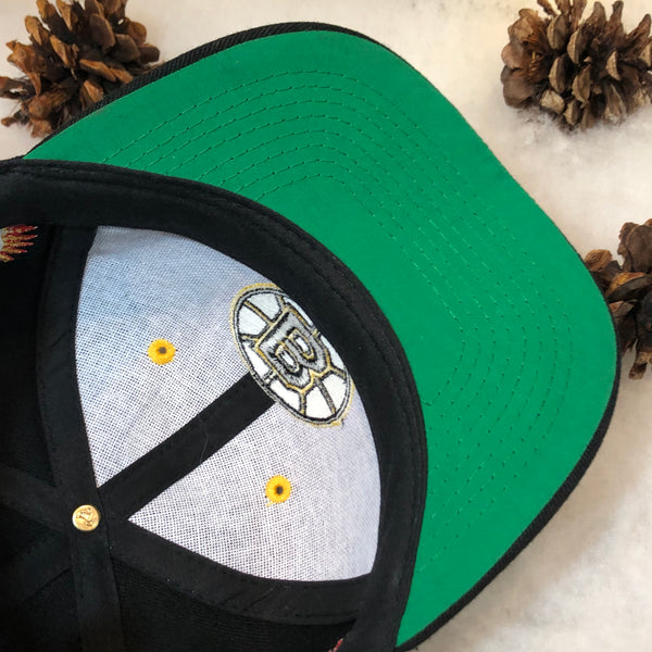 Vintage NHL Boston Bruins Annco Championships Wool Snapback Hat