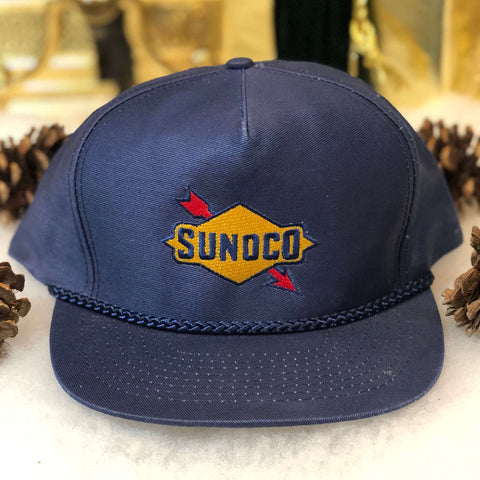 Vintage Deadstock NWOT Sunoco Gas Station Racing Twill Snapback Hat