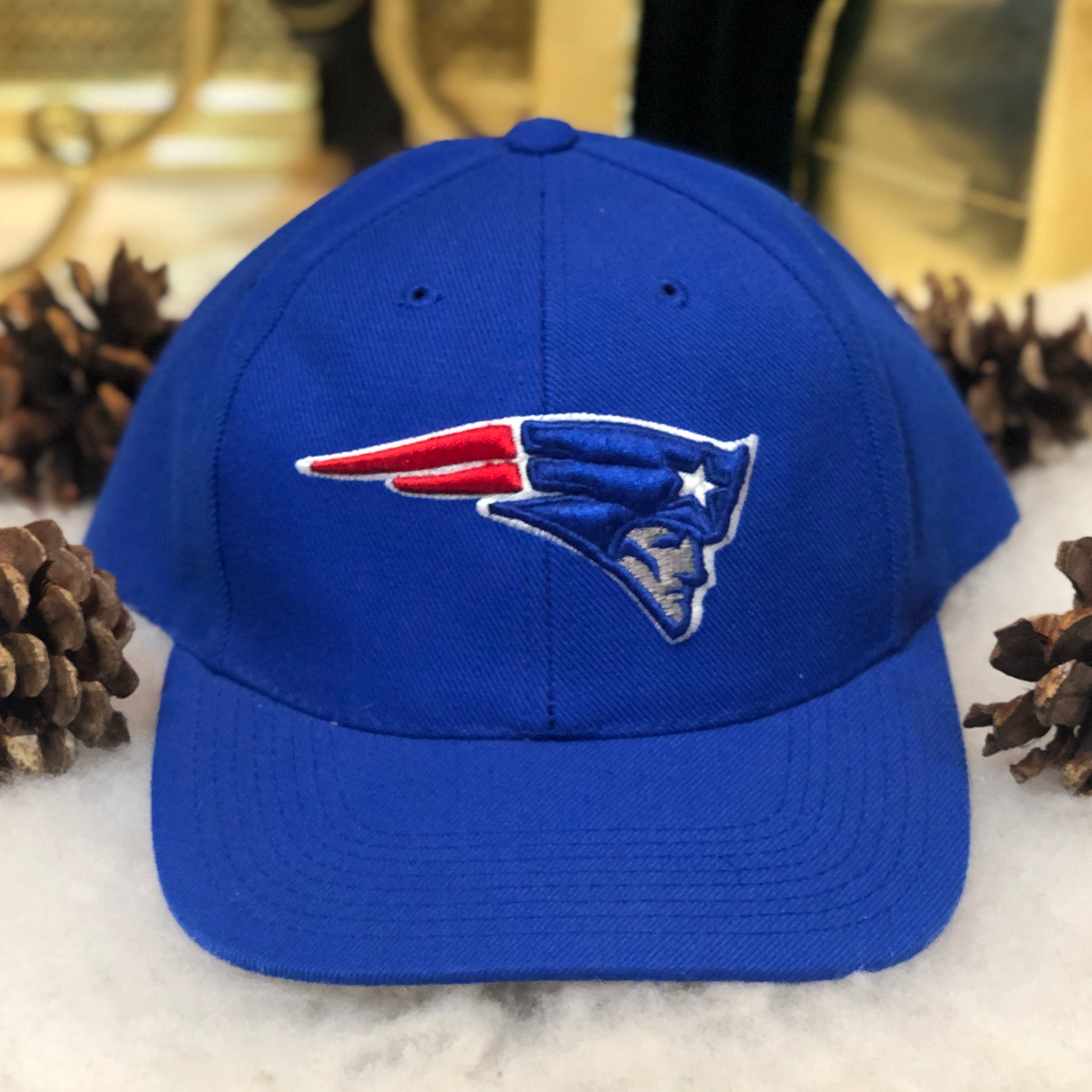 Vintage NFL New England Patriots Drew Pearson Wool Snapback Hat