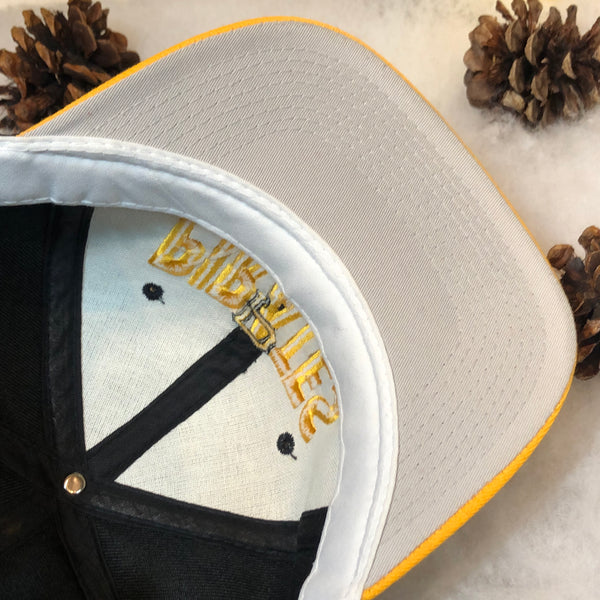 Vintage Deadstock NWOT MLB Pittsburgh Pirates Split Bar Drew Pearson YoungAn Wool Snapback Hat