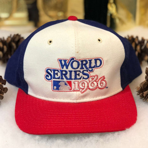Vintage 1986 MLB World Series Sports Specialties Wool Snapback Hat