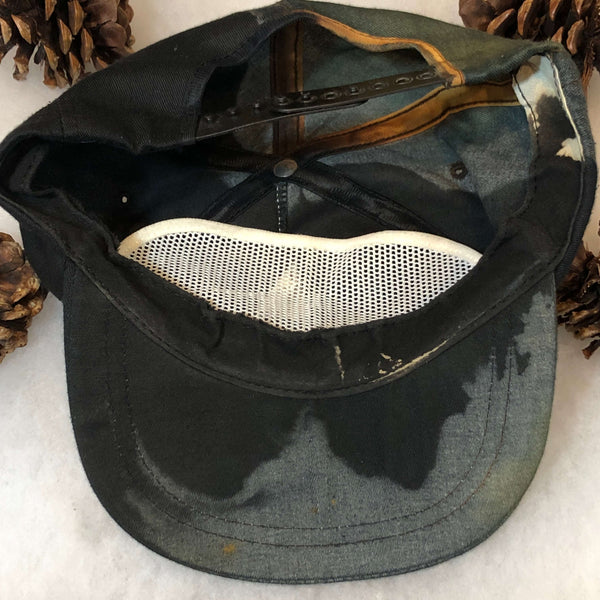 Vintage Harley-Davidson Motorcycles Custom Bleached Snapback Hat