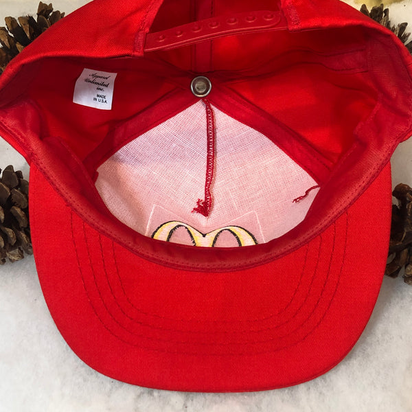 Vintage Deadstock NWOT McDonald's Twill Snapback Hat