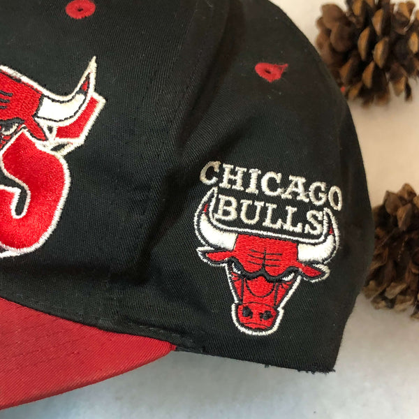 Vintage NBA Chicago Bulls The G Cap Wave Twill Snapback Hat