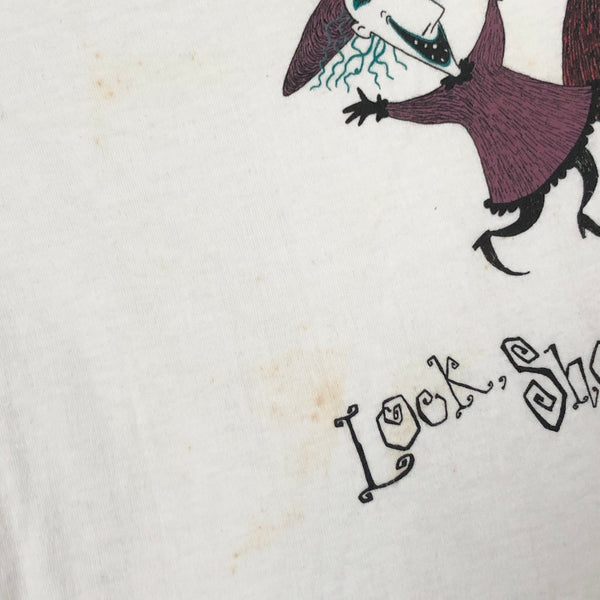 Vintage Deadstock NWT The Nightmare Before Christmas Lock Shock Barrel Disney Youth T-Shirt