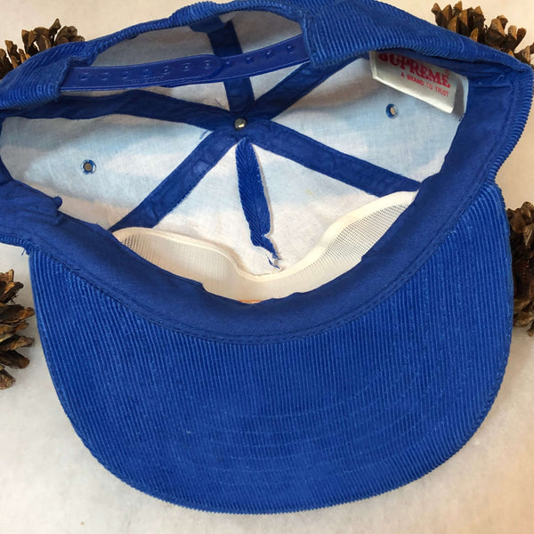 Vintage NHL Hartford Whalers Universal Corduroy Snapback Hat