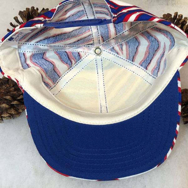 Vintage Deadstock NWT MLB Chicago Cubs Twins Enterprise Zebra All Over Print Twill Snapback Hat