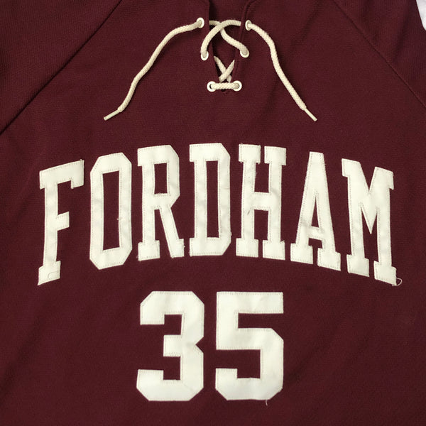 Vintage NCAA Fordham University Rams Hockey Goalie Jersey