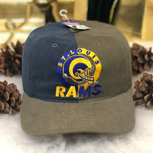 Vintage Deadstock NWT NFL St. Louis Rams Eastport Strapback Hat