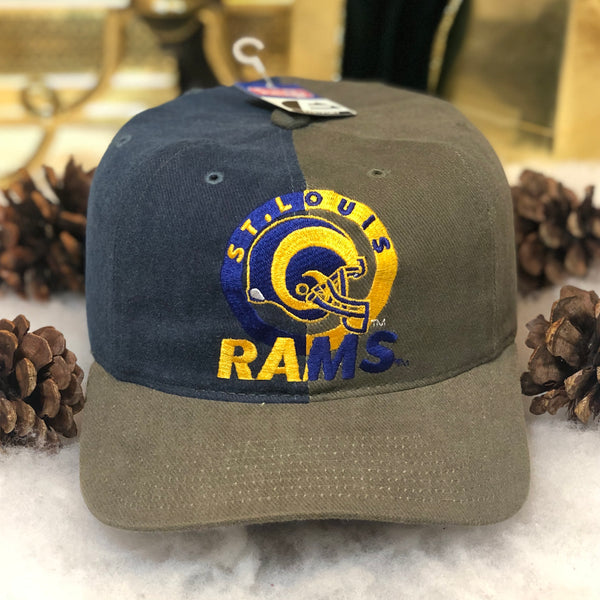 Vintage Deadstock NWT NFL St. Louis Rams Eastport Strapback Hat
