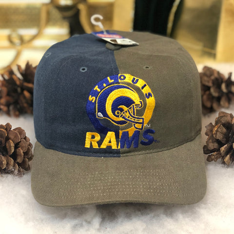 Vintage Deadstock NWT NFL St. Louis Rams Eastport Strapback Hat