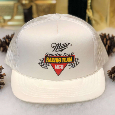 Vintage NASCAR Miller Genuine Draft Racing Team Trucker Hat