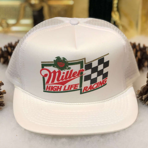 Vintage Deadstock NWOT NASCAR Miller High Life Racing Trucker Hat