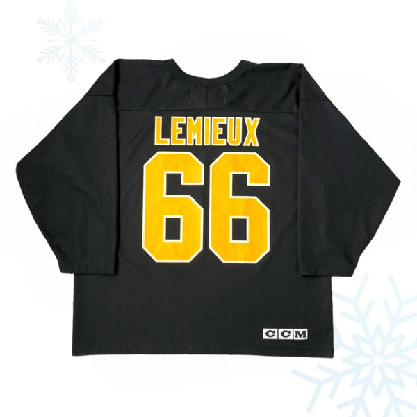 Vintage NHL Pittsburgh Penguins Mario Lemieux Practice Jersey (L)