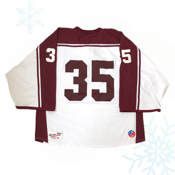 Vintage NCAA Fordham University Rams Goalie Hockey Jersey