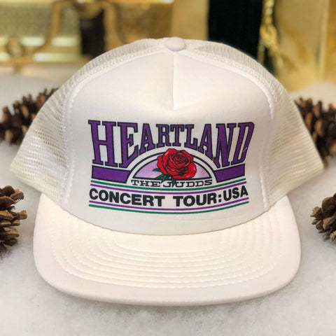 Vintage Deadstock NWOT 1987 The Judds Heartland Concert Tour Trucker Hat
