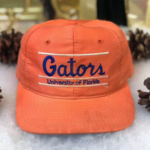 Vintage NCAA Florida Gators The Game Split Bar Twill Snapback Hat