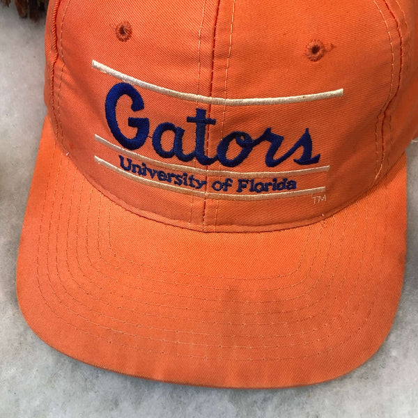 Vintage NCAA Florida Gators The Game Split Bar Twill Snapback Hat