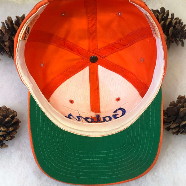 Vintage NCAA Florida Gators The Game Split Bar Twill Snapback Hat