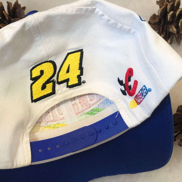 Vintage NASCAR Jeff Gordon DuPont Racing Twill Snapback Hat