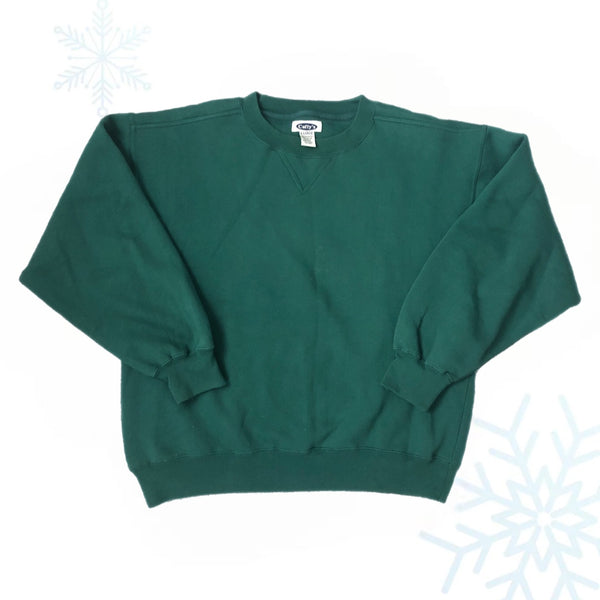 Cuffy's Cape Cod Green Blank Crewneck Sweatshirt (XL)