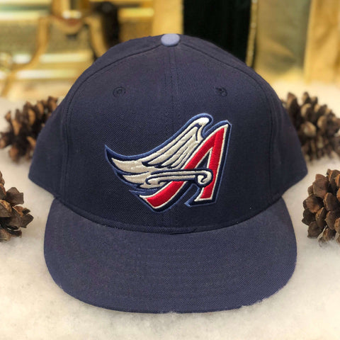 Vintage MLB Anaheim Angels New Era Wool Fitted Hat 7 3/8