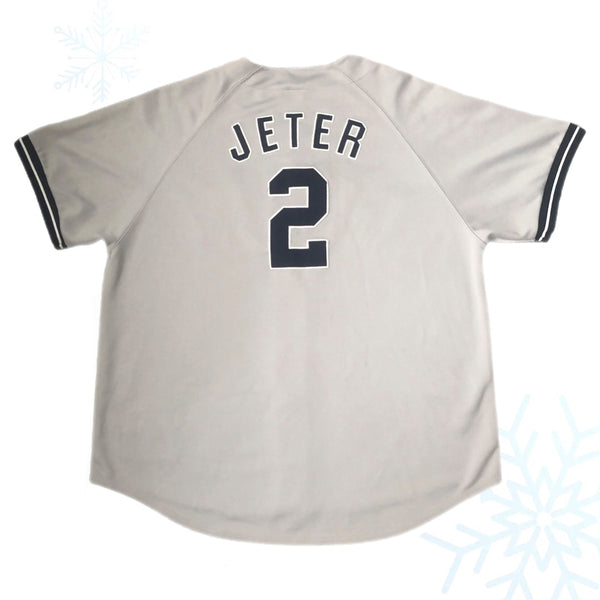 Vintage MLB New York Yankees Derek Jeter Russell Athletic Baseball Jersey (XXL)
