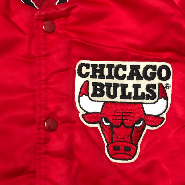 Vintage NBA Chicago Bulls Chalk Line Satin Jacket (L)