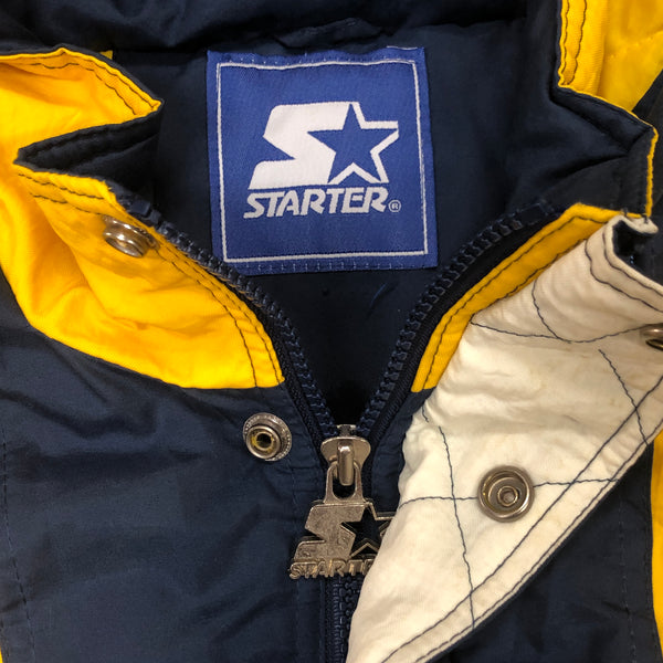 Vintage NCAA Georgia Tech Yellow Jackets Starter Puffer Jacket (XL)