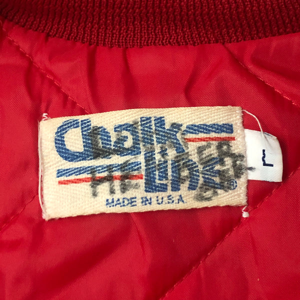 Vintage NBA Chicago Bulls Chalk Line Satin Jacket (L)