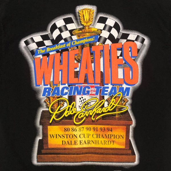 Vintage Deadstock NWOT 1997 NASCAR Dale Earnhardt Wheaties Racing T-Shirt (L)