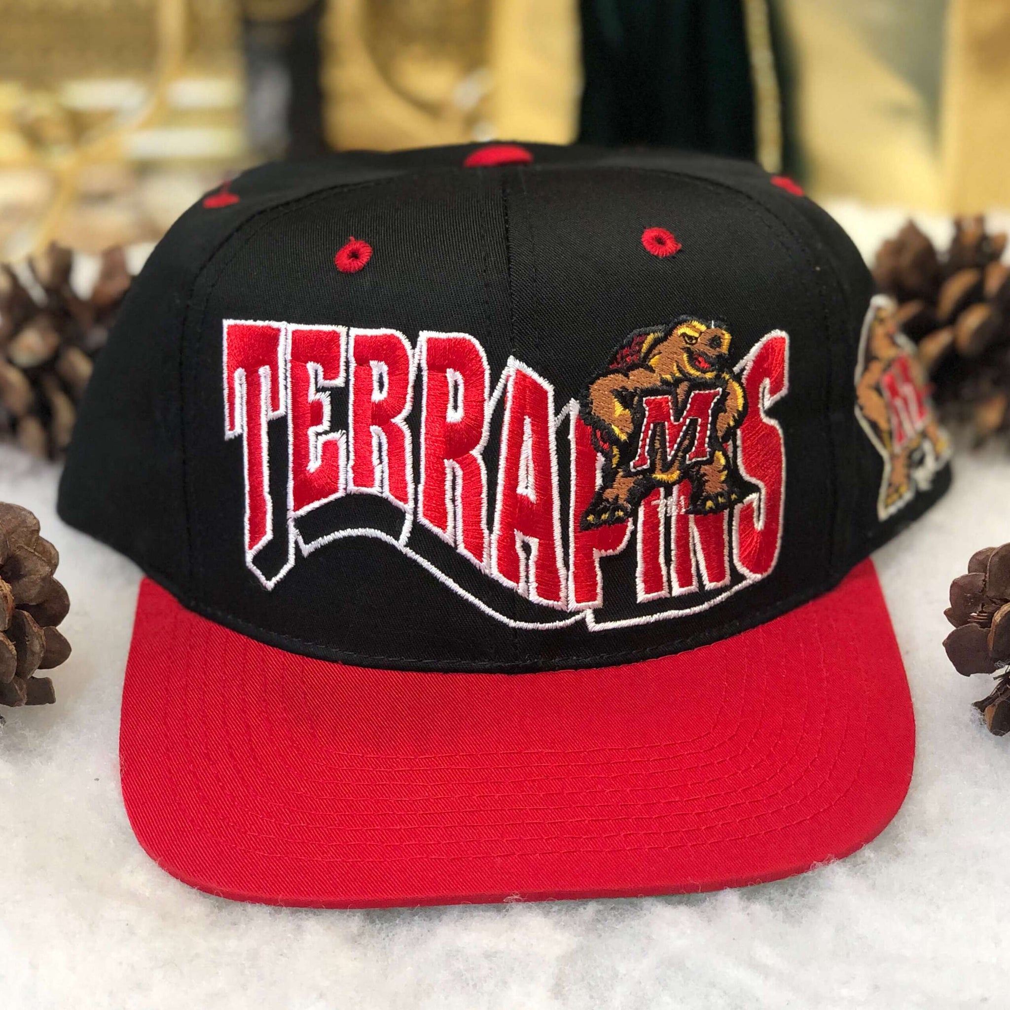 Vintage NCAA Maryland Terrapins The G Cap Wave Twill Snapback Hat