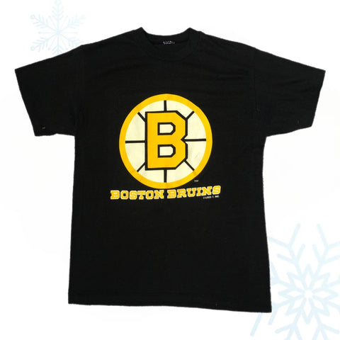 Vintage NHL Boston Bruins Logo 7 T-Shirt (M)