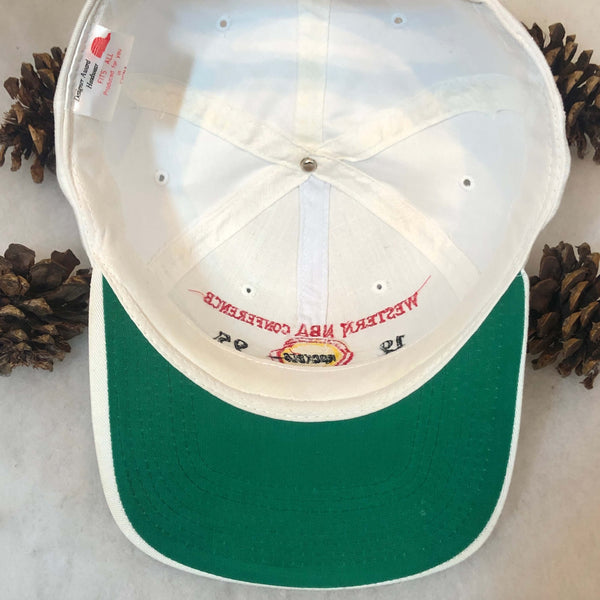 Vintage 1995 NBA Houston Rockets Western Conference Champions Twill Snapback Hat