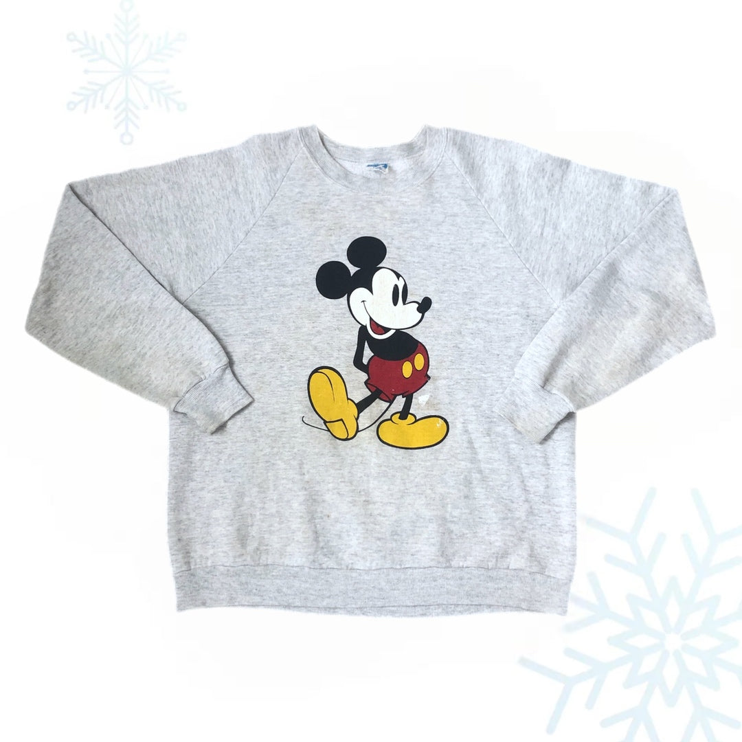 Vintage Mickey Mouse Disney Crewneck Sweatshirt (XL)