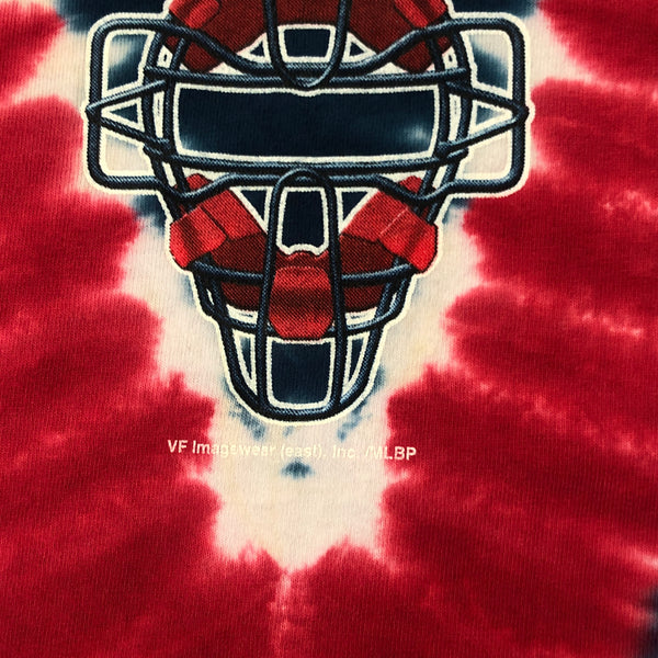 Vintage MLB Boston Red Sox Tie-Dye All Over Print Lee Sport T-Shirt (L)