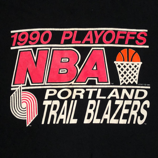 Vintage 1990 NBA Finals Portland Trail Blazers T-Shirt (XL)