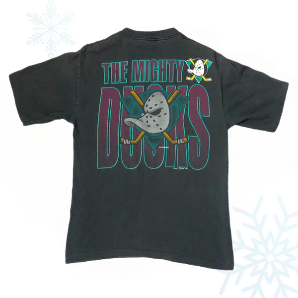 Vintage NHL Anaheim Mighty Ducks "Here Come The Mighty Ducks" Logo 7 T-Shirt (M)