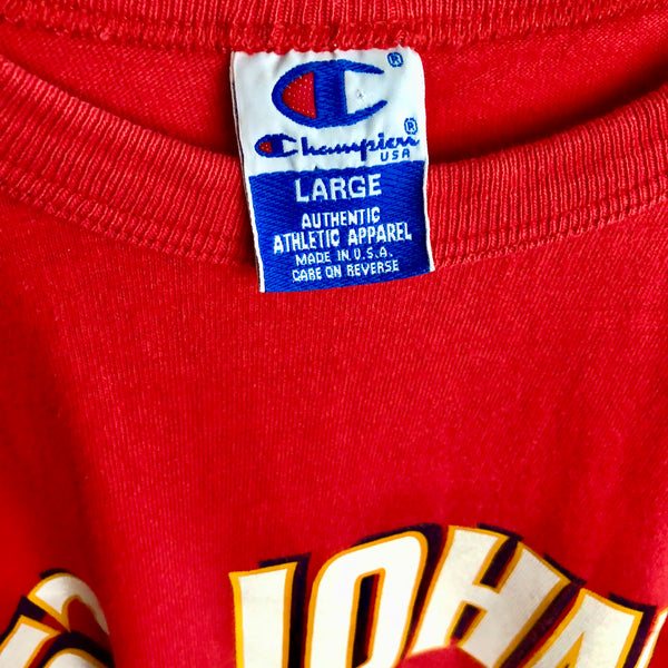 Vintage NCAA St. John's Red Storm Basketball Champion T-Shirt (L)