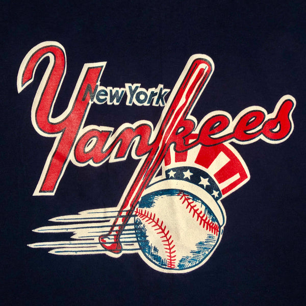 Vintage MLB New York Yankees Sand Knit MacGregor T-Shirt (XL)
