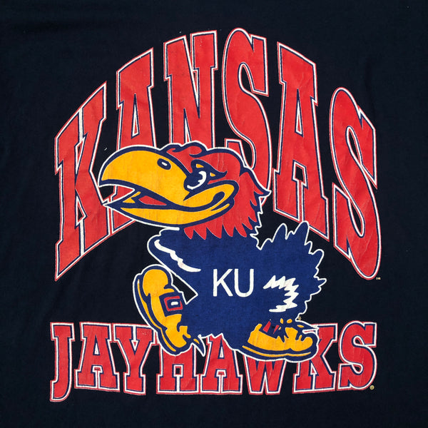 Vintage NCAA Kansas Jayhawks Long Sleeve Shirt (XL)